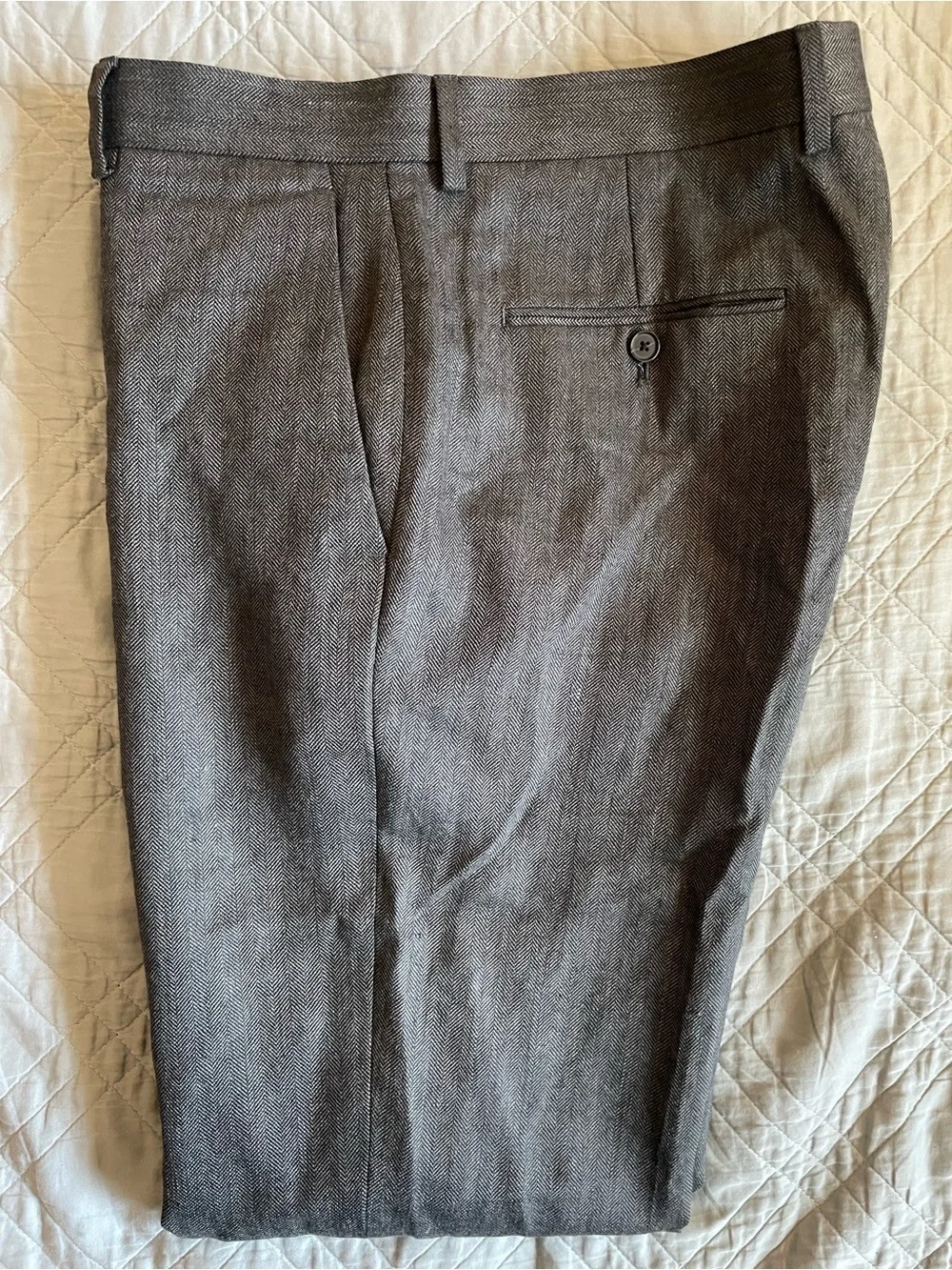 J. CREW Ludlow Slim-fit suit pant in English wool-linen blend Size 33 $218 CR111